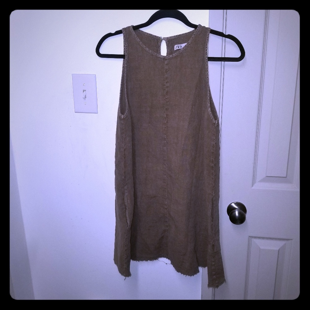 Zara linen tunic size S